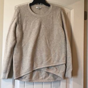 Madewell cream colored sweater